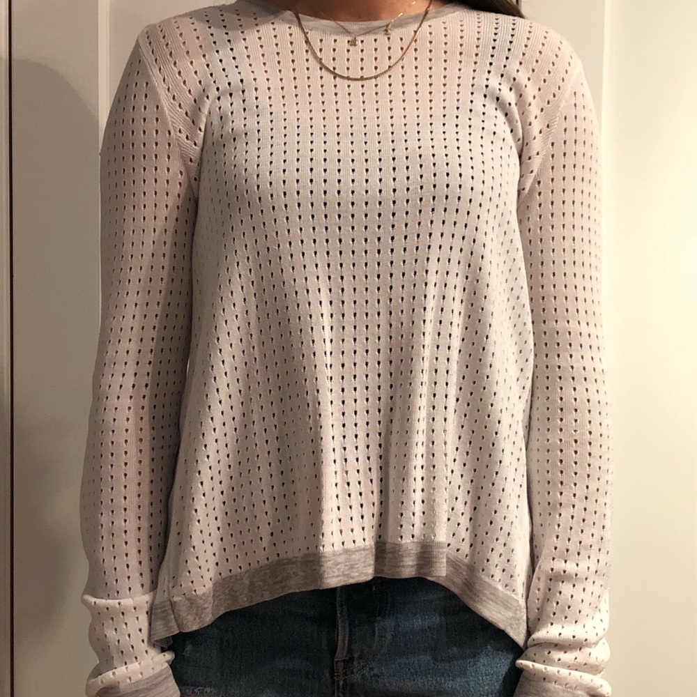 Rag & Bone split-back long sleeve tee-shirt